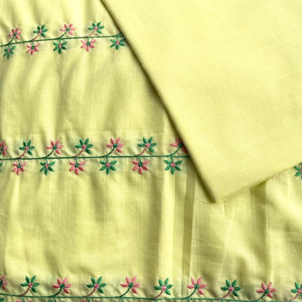 Khaddar-Embroidered 2-Piece Suit